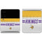 NFL Minnesota Vikings White Striped Galaxy Z Flip4 5G Skin