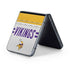 NFL Minnesota Vikings White Striped Galaxy Z Flip5 5G Skin