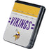 NFL Minnesota Vikings White Striped Galaxy Z Flip5 5G Skin