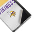 NFL Minnesota Vikings White Striped Galaxy Z Fold2 5G Skin