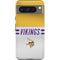 NFL Minnesota Vikings White Striped Google Pixel 8 Pro Impact Case