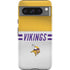 NFL Minnesota Vikings White Striped Google Pixel 8 Pro Impact Case