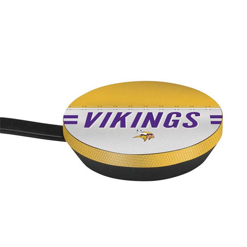NFL Minnesota Vikings White Striped Google Stadia Controller Skin