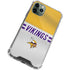 NFL Minnesota Vikings White Striped iPhone 11 Pro Max Clear Case