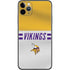 NFL Minnesota Vikings White Striped iPhone 11 Pro Max Skin
