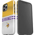NFL Minnesota Vikings White Striped iPhone 12 Pro Impact Case