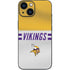 NFL Minnesota Vikings White Striped iPhone 13 Mini Skin