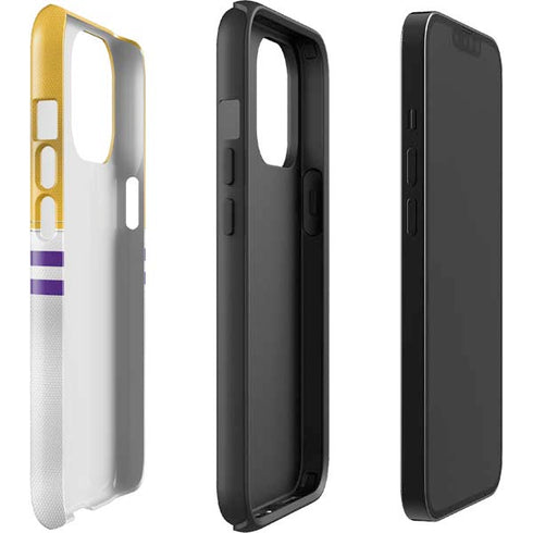 NFL Minnesota Vikings White Striped iPhone 13 Pro Max Impact Case