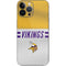 NFL Minnesota Vikings White Striped iPhone 13 Pro Max Skin