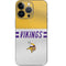NFL Minnesota Vikings White Striped iPhone 13 Pro Skin