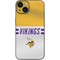NFL Minnesota Vikings White Striped iPhone 13 Skin