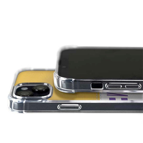 NFL Minnesota Vikings White Striped iPhone 15 MagSafe Case