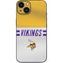NFL Minnesota Vikings White Striped iPhone 14 Plus Skin
