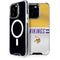 NFL Minnesota Vikings White Striped iPhone 15 Pro MagSafe Case