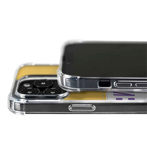 NFL Minnesota Vikings White Striped iPhone 15 Pro MagSafe Case