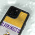 NFL Minnesota Vikings White Striped iPhone 14 Pro Waterproof Case
