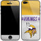 NFL Minnesota Vikings White Striped iPhone 5/5s/5SE Skin