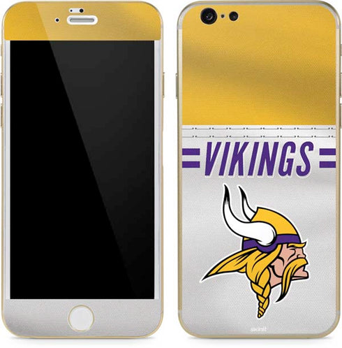 NFL Minnesota Vikings White Striped iPhone 6/6s Skin
