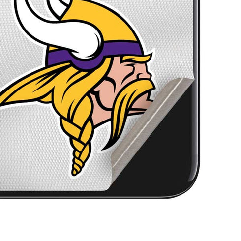 NFL Minnesota Vikings White Striped iPhone SE (2nd & 3rd Gen) Skin