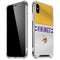 NFL Minnesota Vikings White Striped iPhone X/XS Clear Case