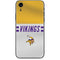 NFL Minnesota Vikings White Striped iPhone XR Skin