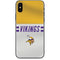 NFL Minnesota Vikings White Striped iPhone XS Skin