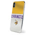 NFL Minnesota Vikings White Striped iPhone XS Skin