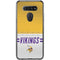 NFL Minnesota Vikings White Striped LG K51/Q51 Clear Case