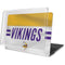 NFL Minnesota Vikings White Striped MacBook Pro 13in (2020) Case plus Skin