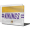 NFL Minnesota Vikings White Striped MacBook Pro 16in (2021-25) Case plus Skin