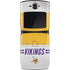 NFL Minnesota Vikings White Striped Motorola RAZR Skin