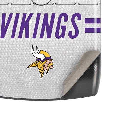 NFL Minnesota Vikings White Striped Motorola RAZR Skin