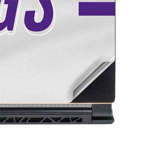 NFL Minnesota Vikings White Striped MSI GS65 Stealth Laptop Skin