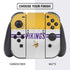 NFL Minnesota Vikings White Striped Nintendo Switch Bundle Skin
