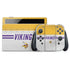 NFL Minnesota Vikings White Striped Nintendo Switch OLED (2021) Skin