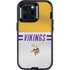 NFL Minnesota Vikings White Striped Otterbox Defender iPhone Skin