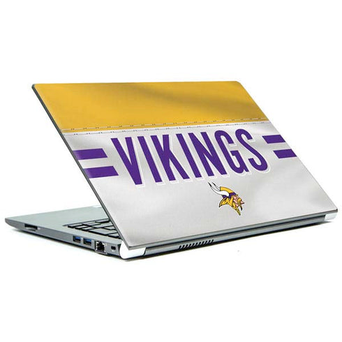 NFL Minnesota Vikings White Striped Portege Z30t/Z30t-A Skin