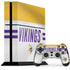 NFL Minnesota Vikings White Striped PS4 Console and Controller Bundle Skin