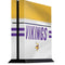 NFL Minnesota Vikings White Striped PS4 Console Skin