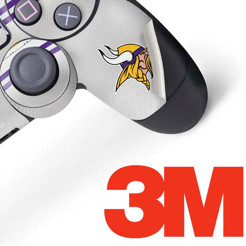 NFL Minnesota Vikings White Striped PS4 Pro/Slim Controller Skin