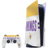 NFL Minnesota Vikings White Striped PS5 Bundle Skin