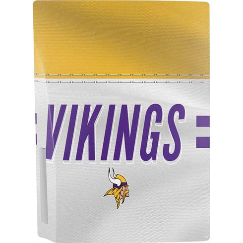 NFL Minnesota Vikings White Striped PS5 Bundle Skin