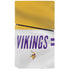 NFL Minnesota Vikings White Striped PS5 Slim Disk Console Skin