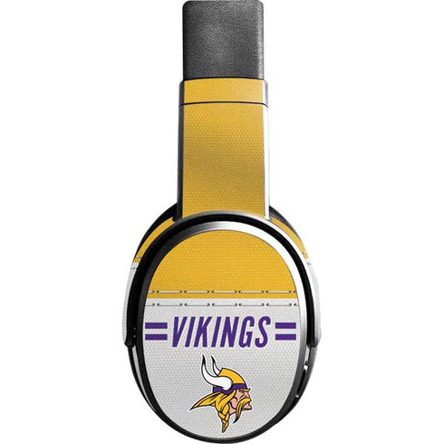 NFL Minnesota Vikings White Striped Skullcandy Crusher Wireless Skin