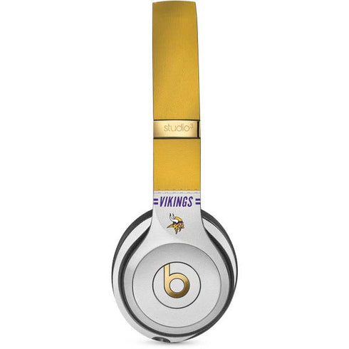 NFL Minnesota Vikings White Striped Studio Wireless 3 Skin
