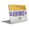 NFL Minnesota Vikings White Striped Surface Book 2 13.5in Skin