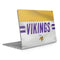 NFL Minnesota Vikings White Striped Surface Book 2 15in Skin