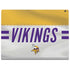 NFL Minnesota Vikings White Striped Surface Book 2 15in Skin