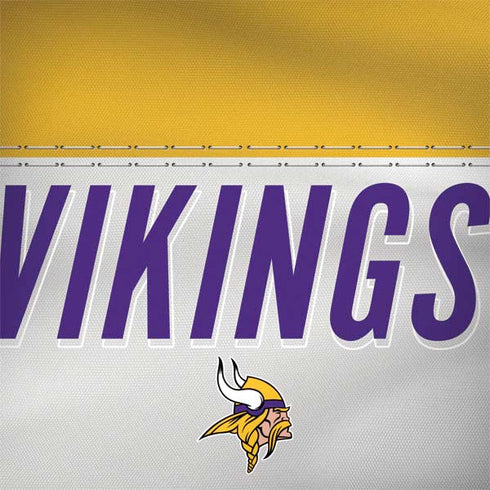 NFL Minnesota Vikings White Striped Surface Book 2 15in Skin