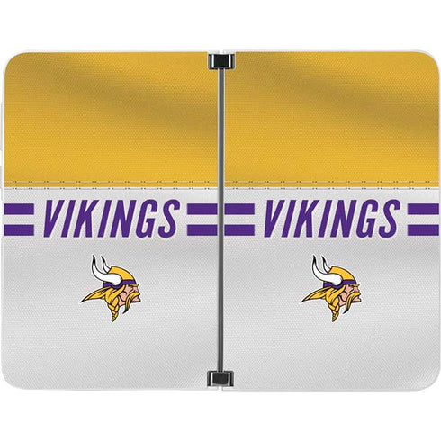 NFL Minnesota Vikings White Striped Surface Duo Skin